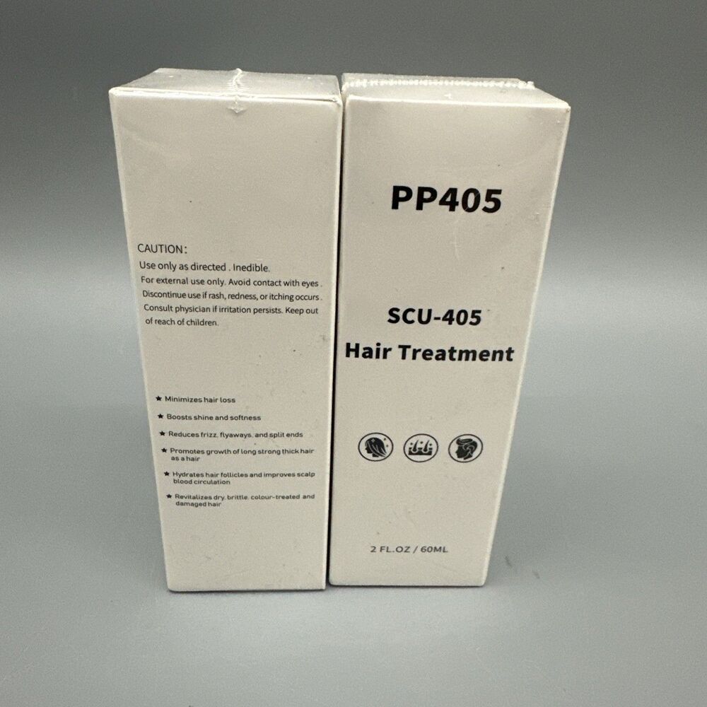 PP405 Hair Treatment Oil | SCU-405 | Anti-Hair Loss | Lot of 2 - NEW! SEALED!